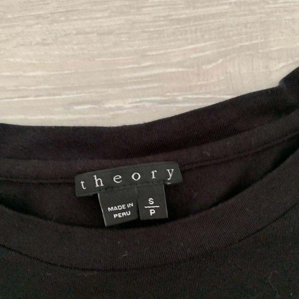 Theory leather top